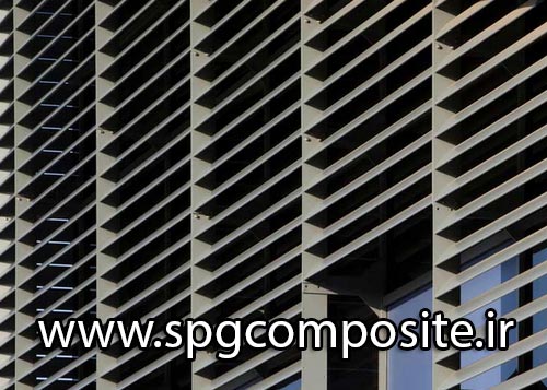 طراحی و اجرای نمای لوور کامپوزیت در کرج