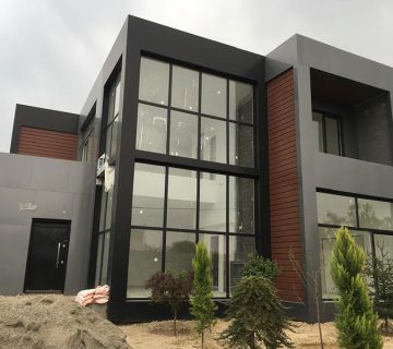 پروژه کامپوزیت پلاس بوند و شیشه کرتین وال آقای خیری پور